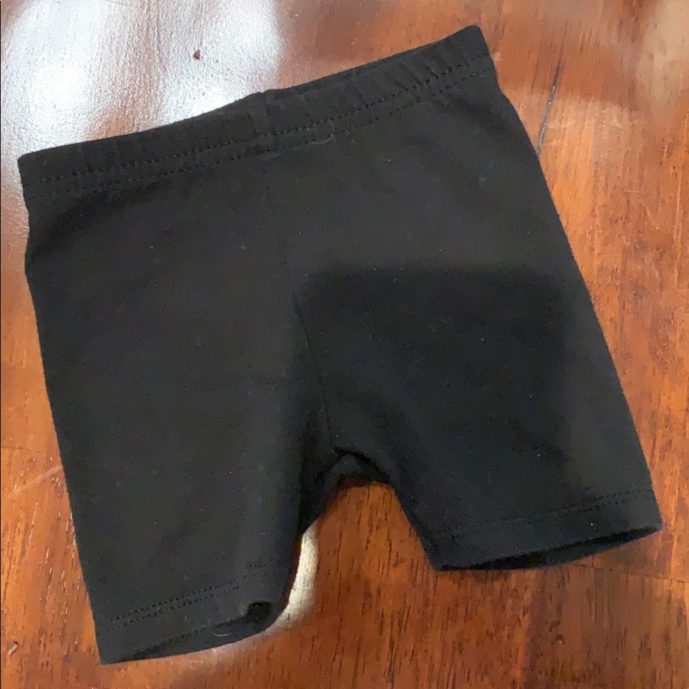 Black bike shorts